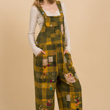 Gotta Vibe Goddess Patchwork Jumpsuit