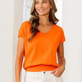 Take Everywhere Summer Sweater V Neck Top