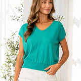 Take Everywhere Summer Sweater V Neck Top