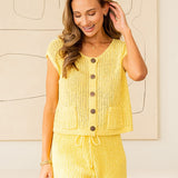 Sunshine State Relax Fit Crochet Set | Sold as Set