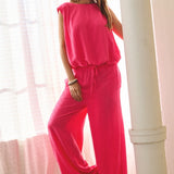 Electric Fuchsia Bubble Blouse + Pant | Sold as Set