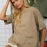 Relax Fit Exposed Seam Tee