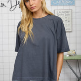 Relax Fit Exposed Seam Tee