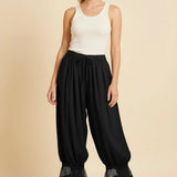 Girl Gone Genie Lace Trim Pant | Black