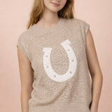 A Little Luck Woven Sweater Vest