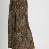 Emerald Olive Printed Trouser Pant