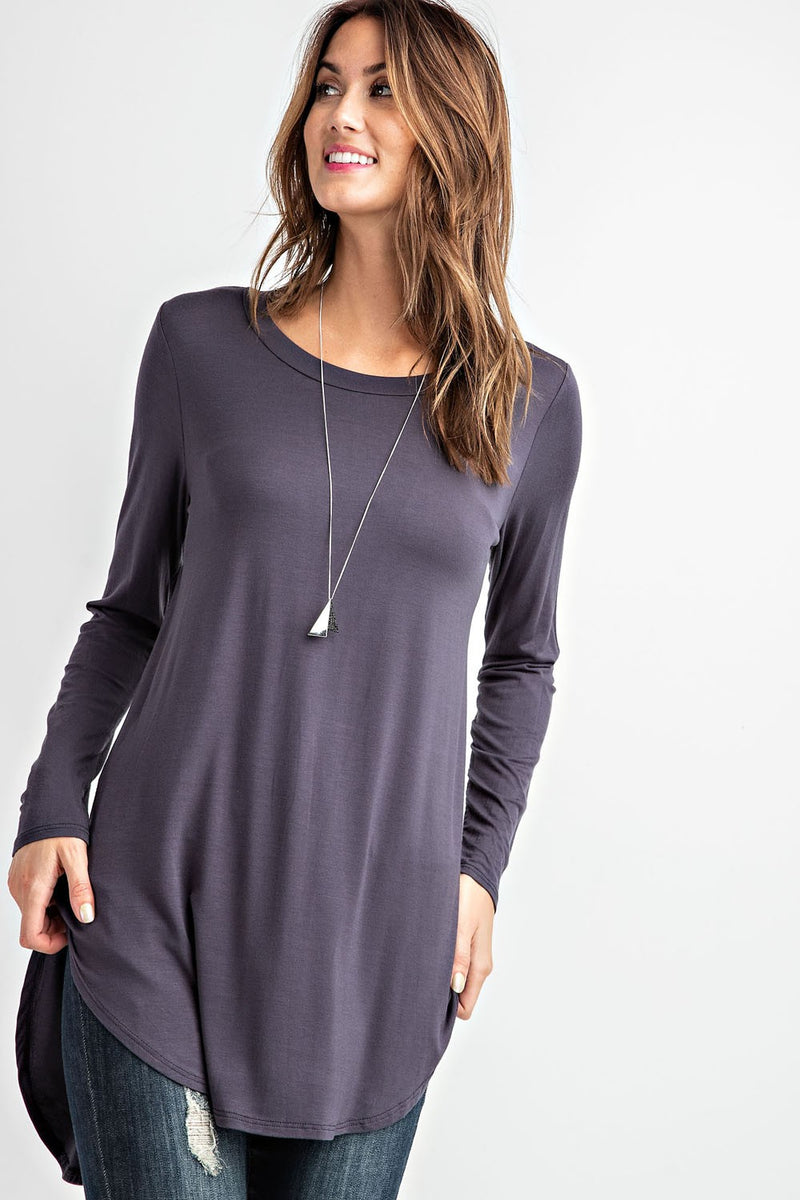 The Fave Basic Round Neck L/S Top