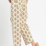 Tangerine Floral Bundle Wide Leg Pant