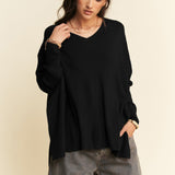 Room To Flow V Neck Oversized Essential