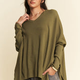 Room To Flow V Neck Oversized Essential
