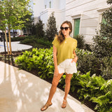 Cap Sleeve Sweater Top