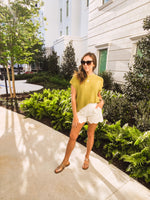 Cap Sleeve Sweater Top
