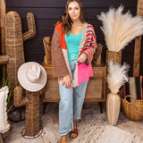 Ribbed Paradise Green Tank with Studs