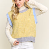Color Me Happy Texture Sweater Vest