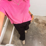 Cap Sleeve Sweater Top