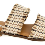 Afrayed of What | Tan Woven Sandal
