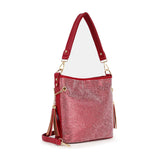 SPARKLING RHINESTONE HOBO BAG