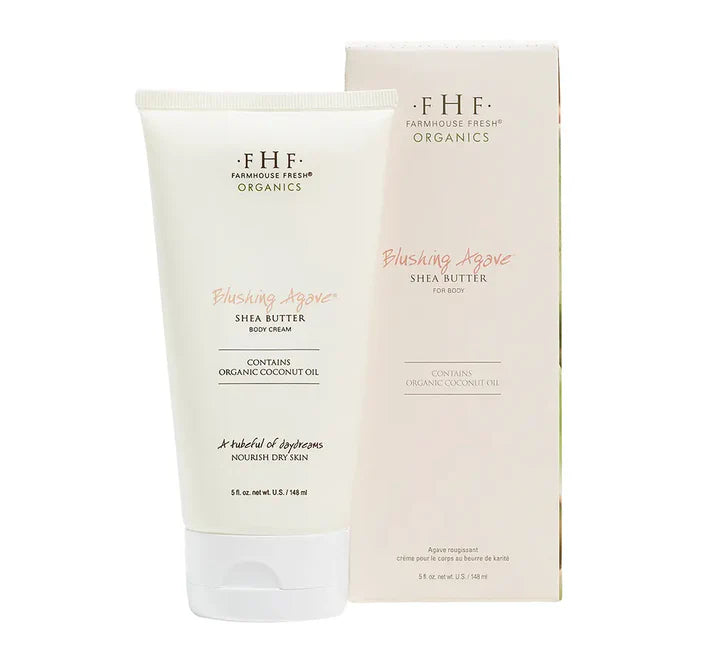 Blushing Agave Organic Shea Butter Body Cream 5oz