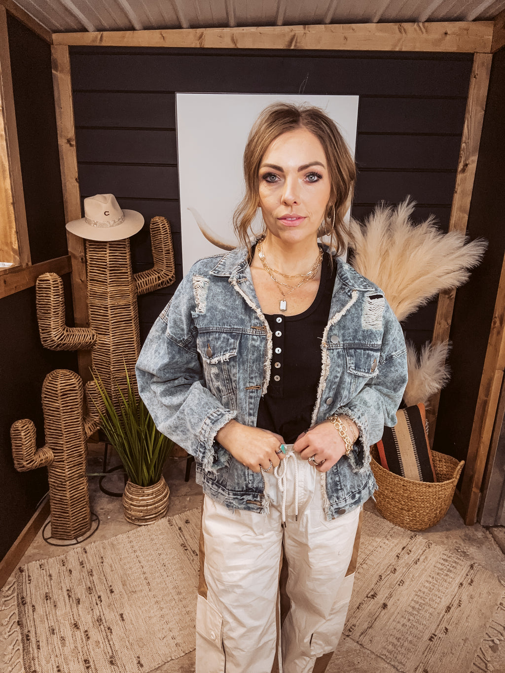 Vintage Denim Oversized Jacket