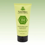 550 mg CBD hand and body lotion orange blossom honey scent.