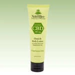 The Naked Bee hand and body lotion with Orange Blossom Honey and 250 mg of CBD.