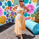 Floral Cutout Dress