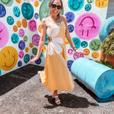 Floral Cutout Dress