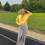 Soft, lightweight long sleeved boyfriend fit sweater.