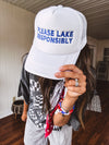 Washed Black Peace Checkered Tee