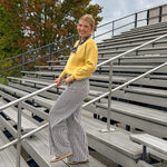 Soft, lightweight long sleeved boyfriend fit sweater.