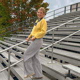 Soft, lightweight long sleeved boyfriend fit sweater.