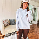 Buttery soft cargo jogger pants with wide elastic waist and cuffs, pockets.