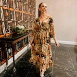 Brown Black Geode Maxi