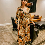 Brown Black Geode Maxi