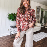 Soft, stretchy taupe drawstring high rise pants are your new go-to for effortless style. The cropped silhouette pairs perfectly with a wide leg fit, while the rope belt and dual closure (button and zipper) keep things secure and chic.