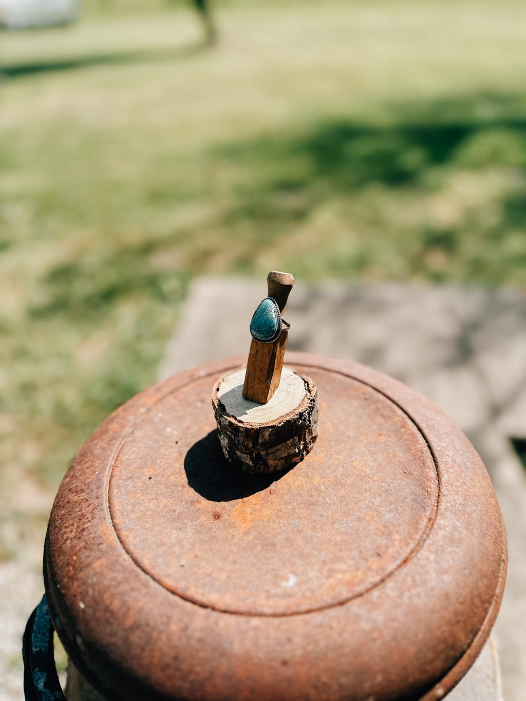 Vintage Teardrop Ring | Size 8