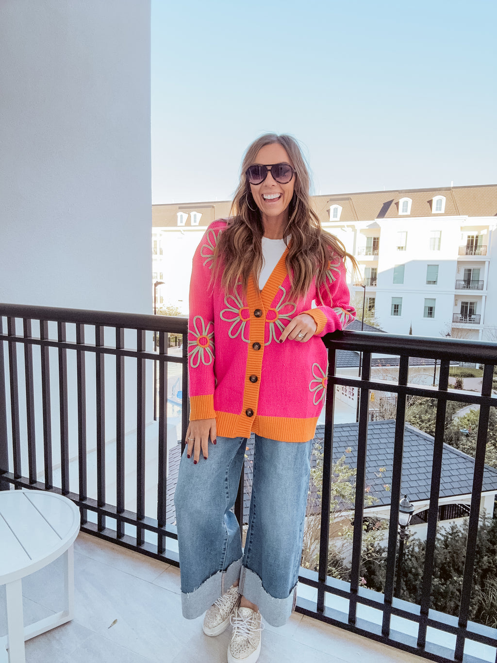 Tummy Control Crop Wide Cuff Jean | High Rise