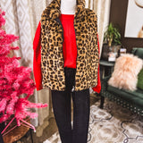 Ronan Fur Vest | Cheetah