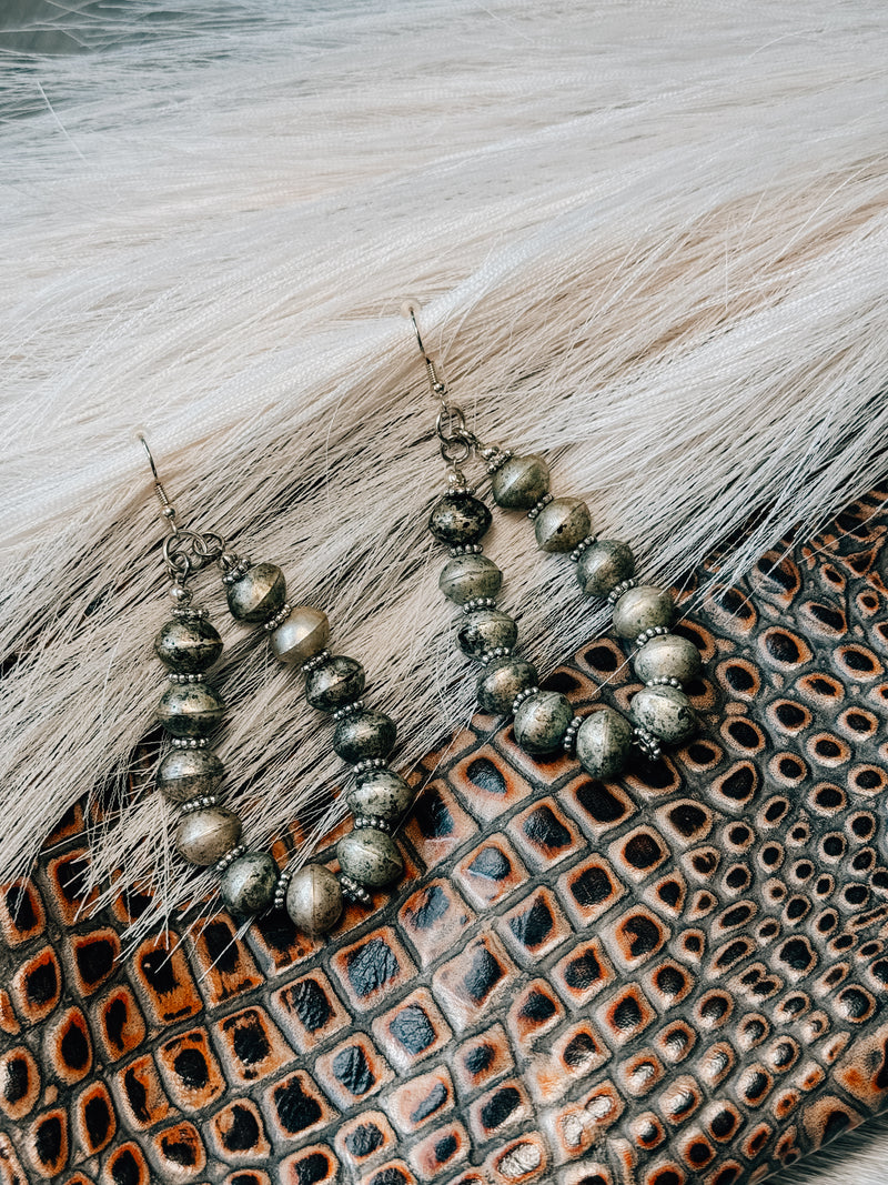 Tibetan Teardrop Earring