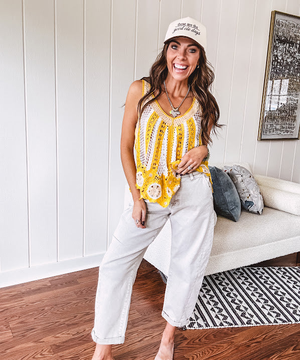 High Rise light almond barrel pants.