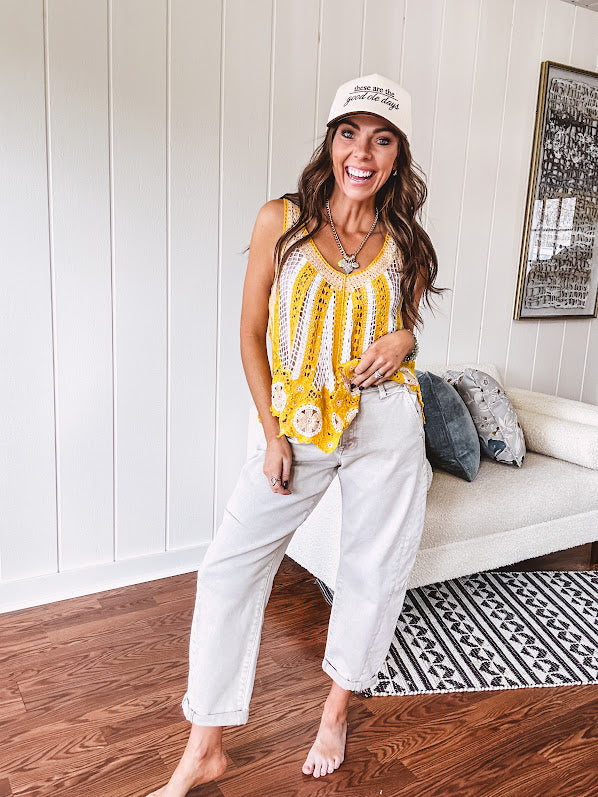 High Rise light almond barrel pants.