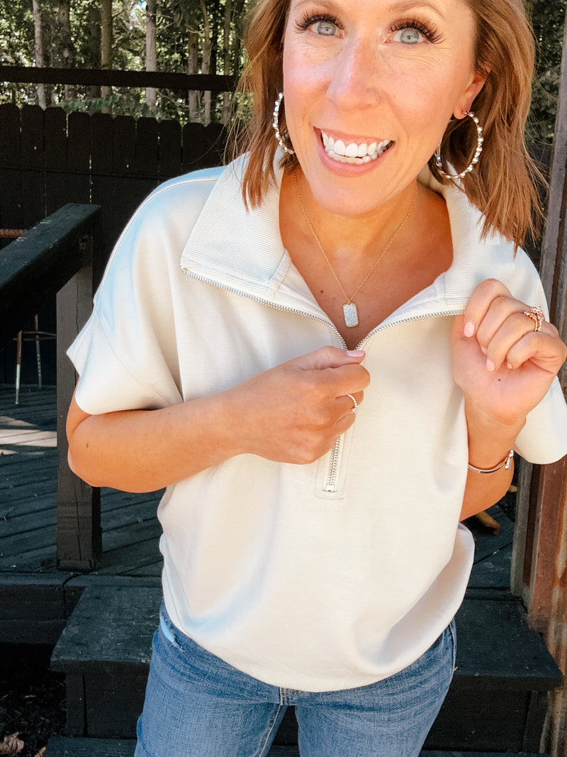 1/4 Zip On The Go Pullover