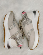 Serafina Gold Snake Tennie