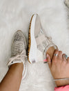 Serafina Gold Snake Tennie