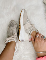 Serafina Gold Snake Tennie