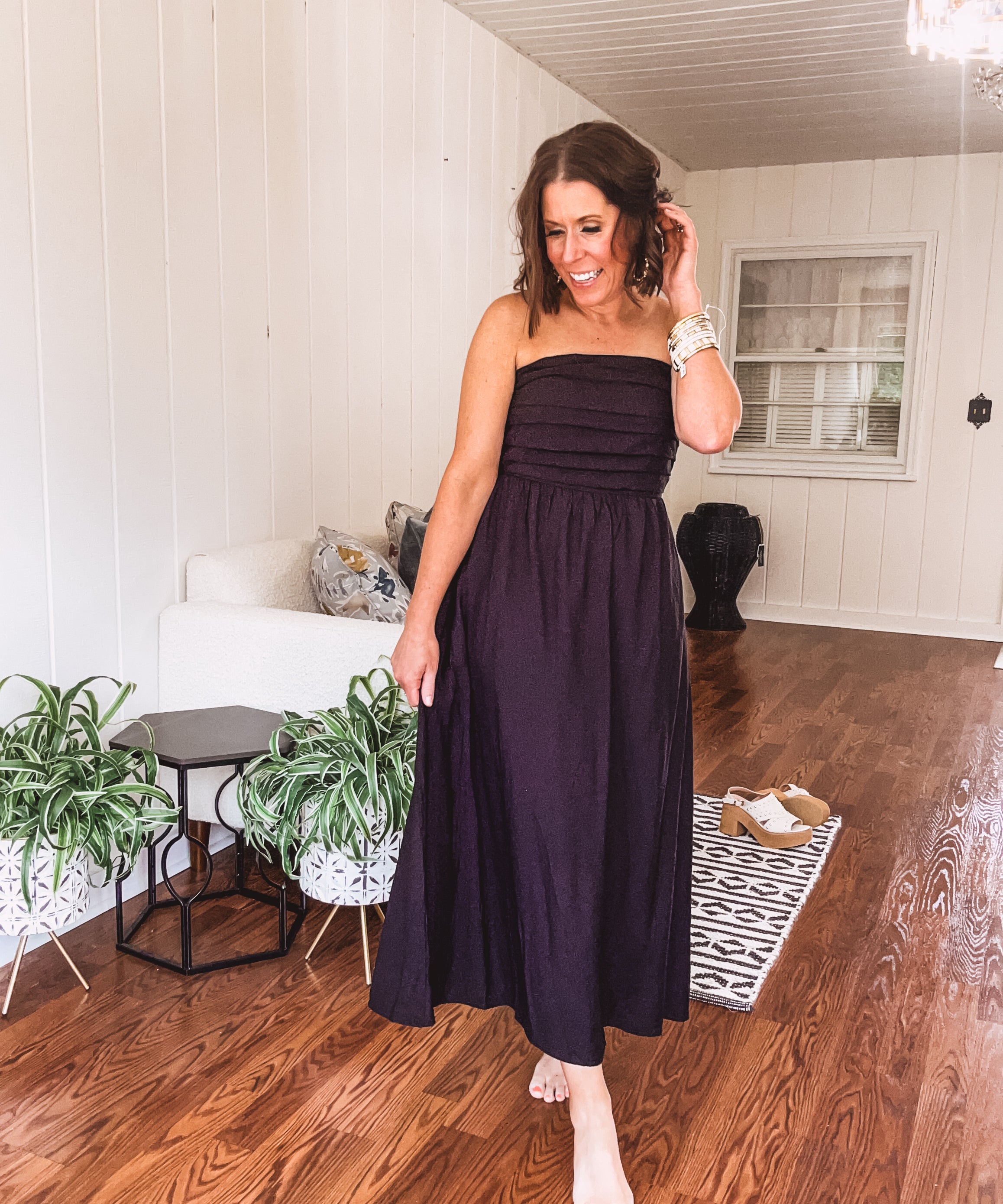 strapless pleated bodice dress Lady Black Tie - Maverick Gown - Corset Dress With Pleated Bodice