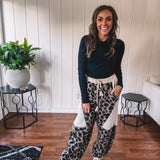 Taupe Leo Waffle Jogger