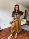 Antique Moss Palazzo Beauty Pant