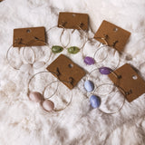JELLY BEAN HOOP EARRING