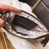 Emma Woven Clutch Wristlet